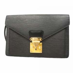 Louis Vuitton Epi Leather Pochette Serie Dragonne Clutch Bag M52612 Noir Men's